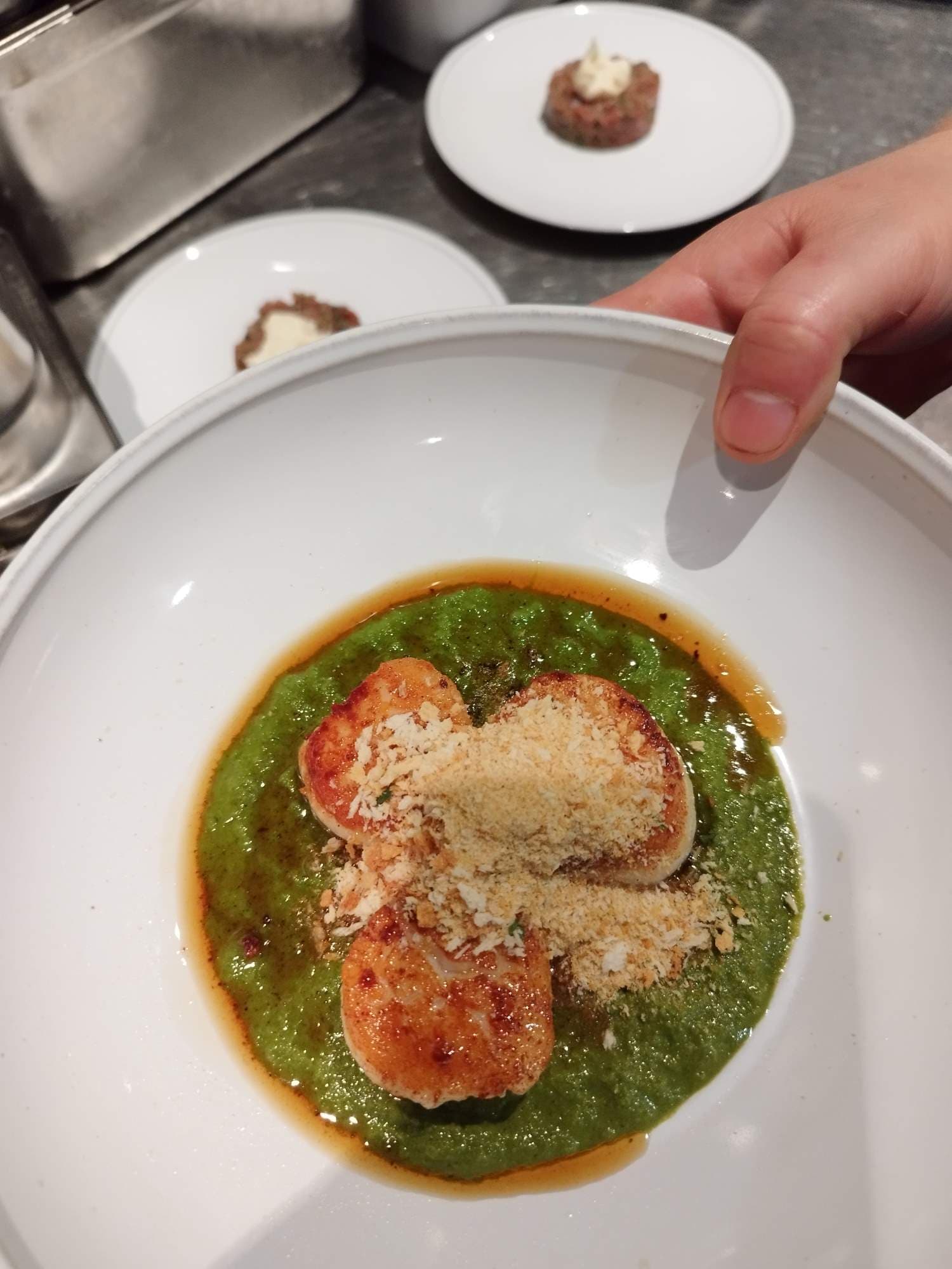 Pan-Seared Scallops