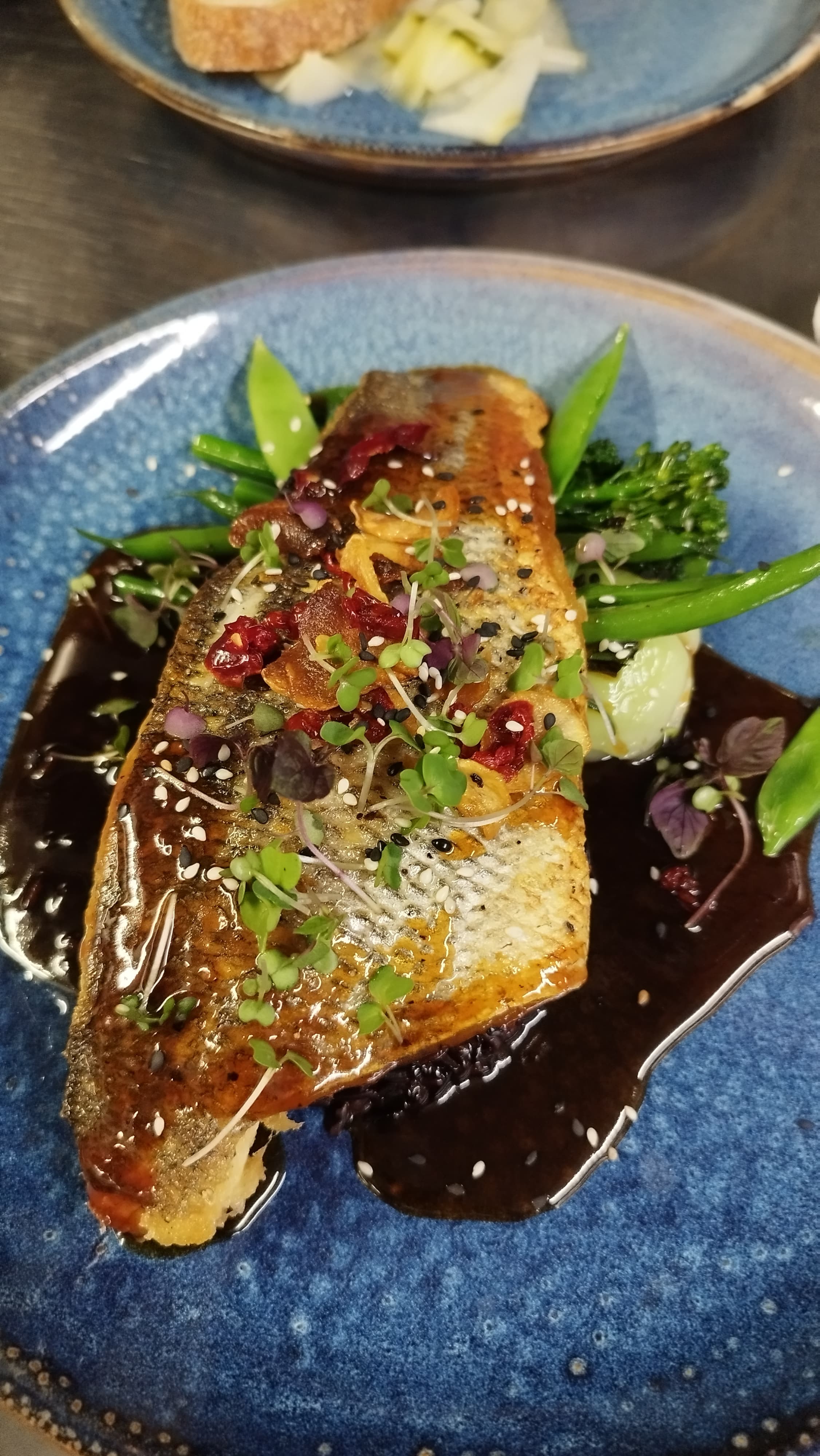 Pan-Fried Sea Bass