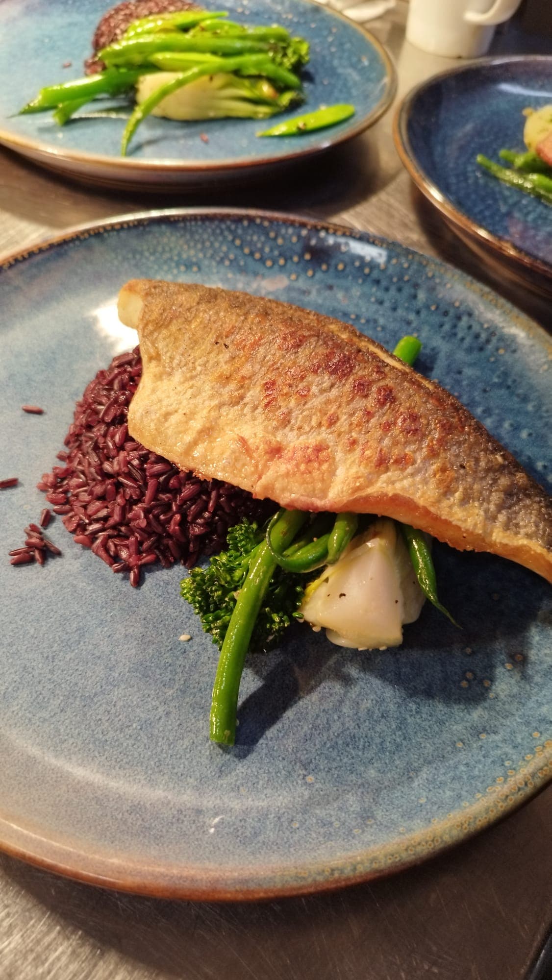 Sea Bream & Black Rice