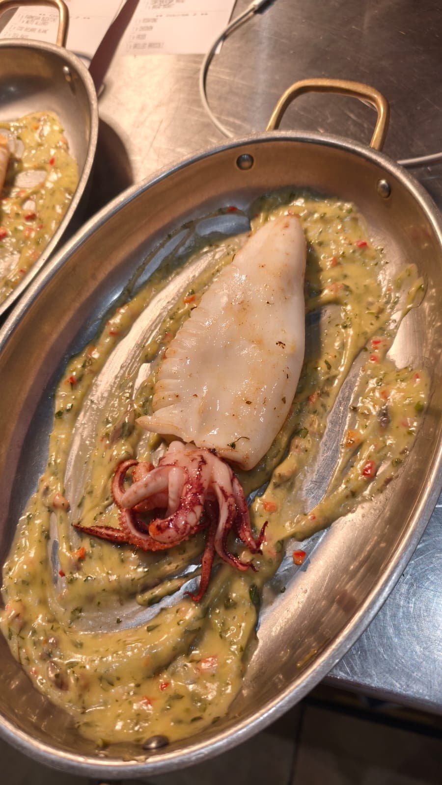 Whole Squid in Herb-Garlic Sauce