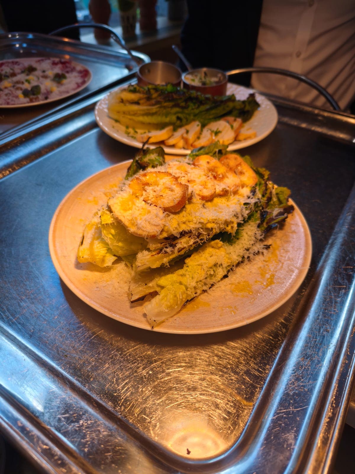 Grilled Romaine Caesar Salad